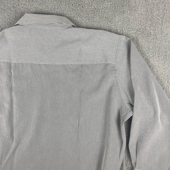 Daniel Hechter Men's 17.5-32/33 Blue 100% Polyester Long Sleeve Button Up Shirt - Picture 16 of 16